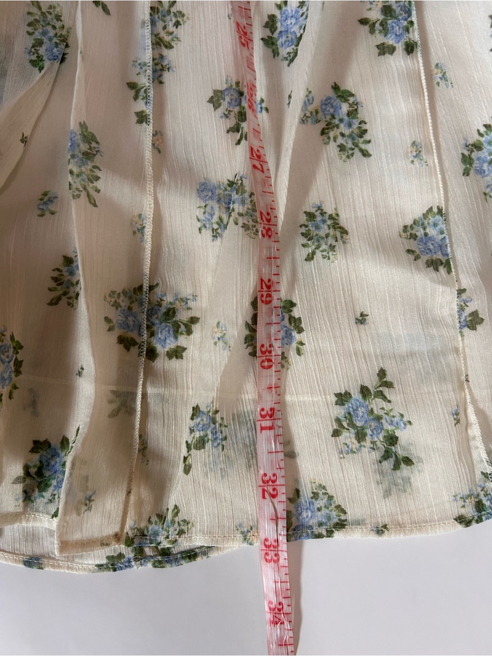NWT (size XS) MANGO FLORAL SKIRT WITH GODETS - Picture 11 of 11